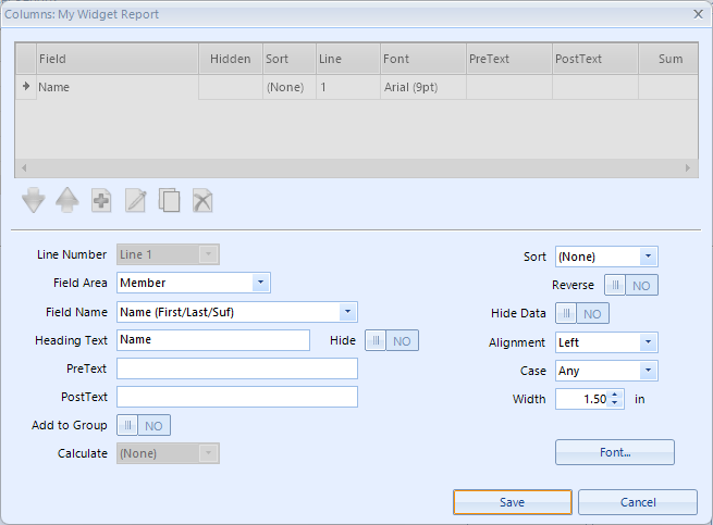 MemberTies Membership Software - create your own reports and labels with the fields you need